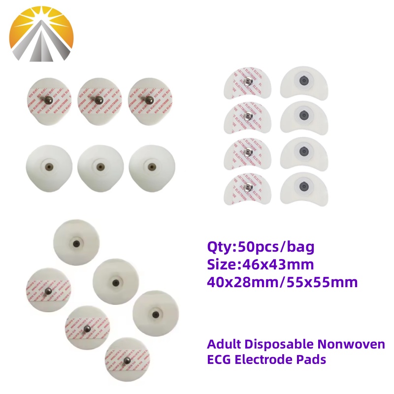 Ecg Patch Monitor - Bantalan elektroda ECG sekali pakai busa