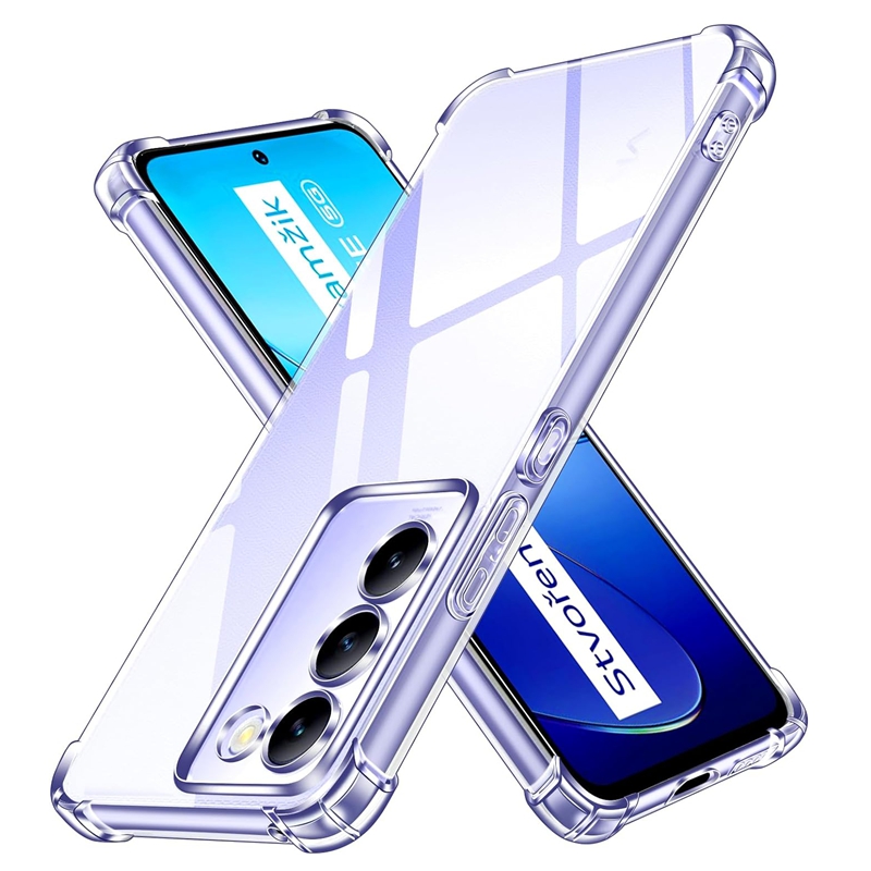 Vivo V40 - Casing TPU Tahan Benturan Empat Sudut