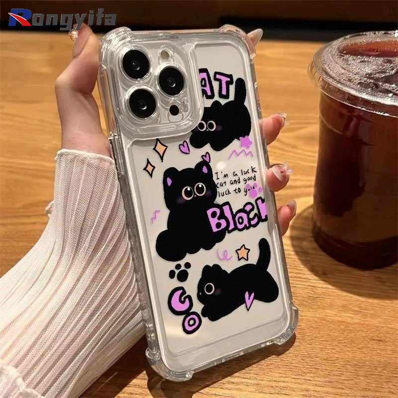 Casing Ponsel Kucing Hitam Luc - Realme Note 50 ulasan dan harga