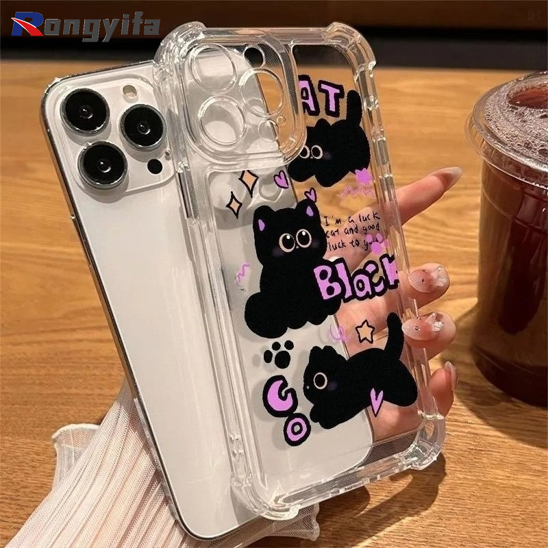 Casing Ponsel Kucing Hitam Luc - Realme Note 50 ulasan dan harga