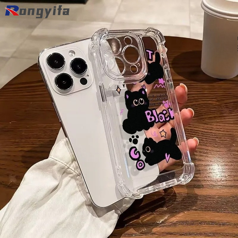 Casing Ponsel Kucing Hitam Luc - Realme Note 50 ulasan dan harga