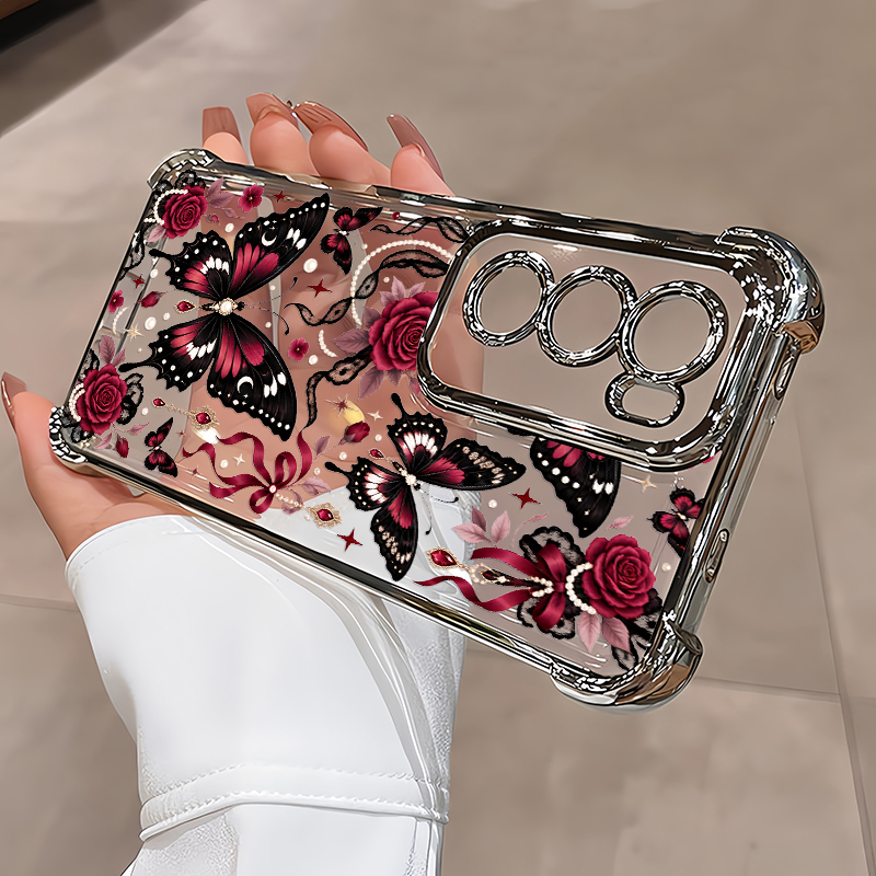 Casing Ponsel Motif Bunga Kupu - Oppo A78 ulasan dan harga