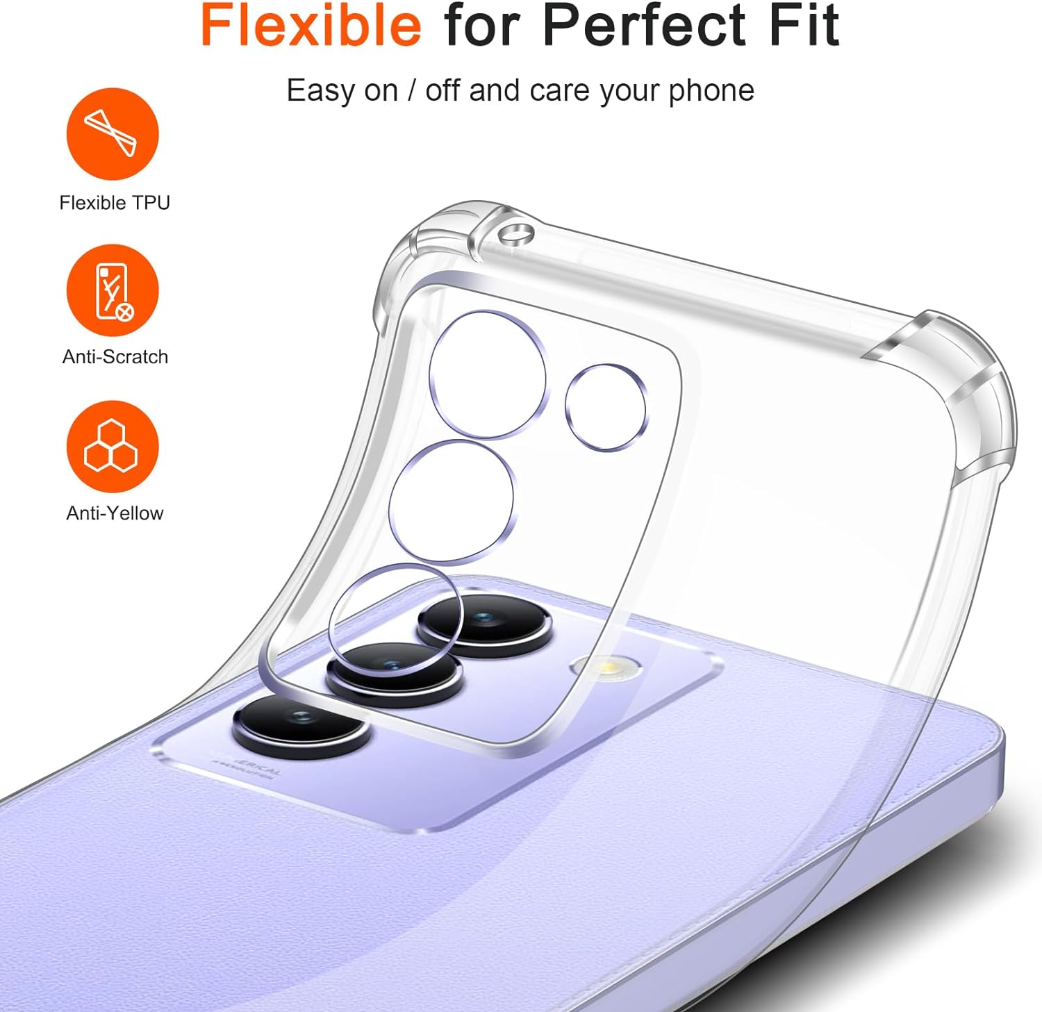 Casing TPU Tahan Benturan Empa - Vivo V40 ulasan dan harga